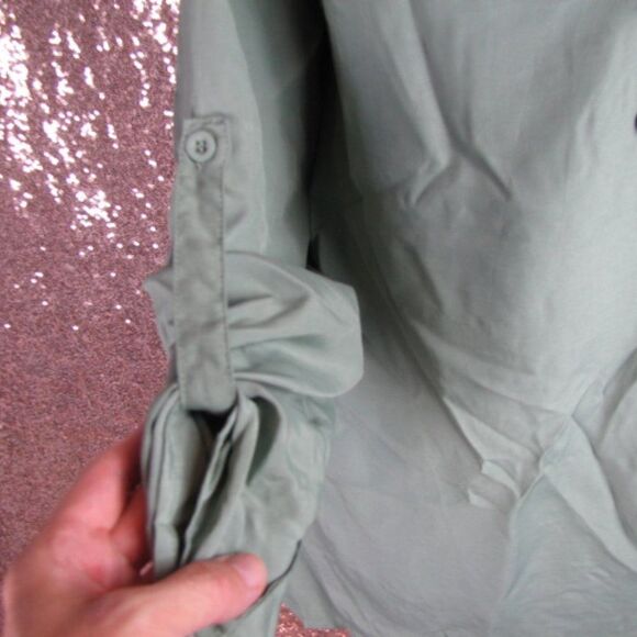 NWT BloomChic green tunic top 18/ 2X - Picture 5 of 7